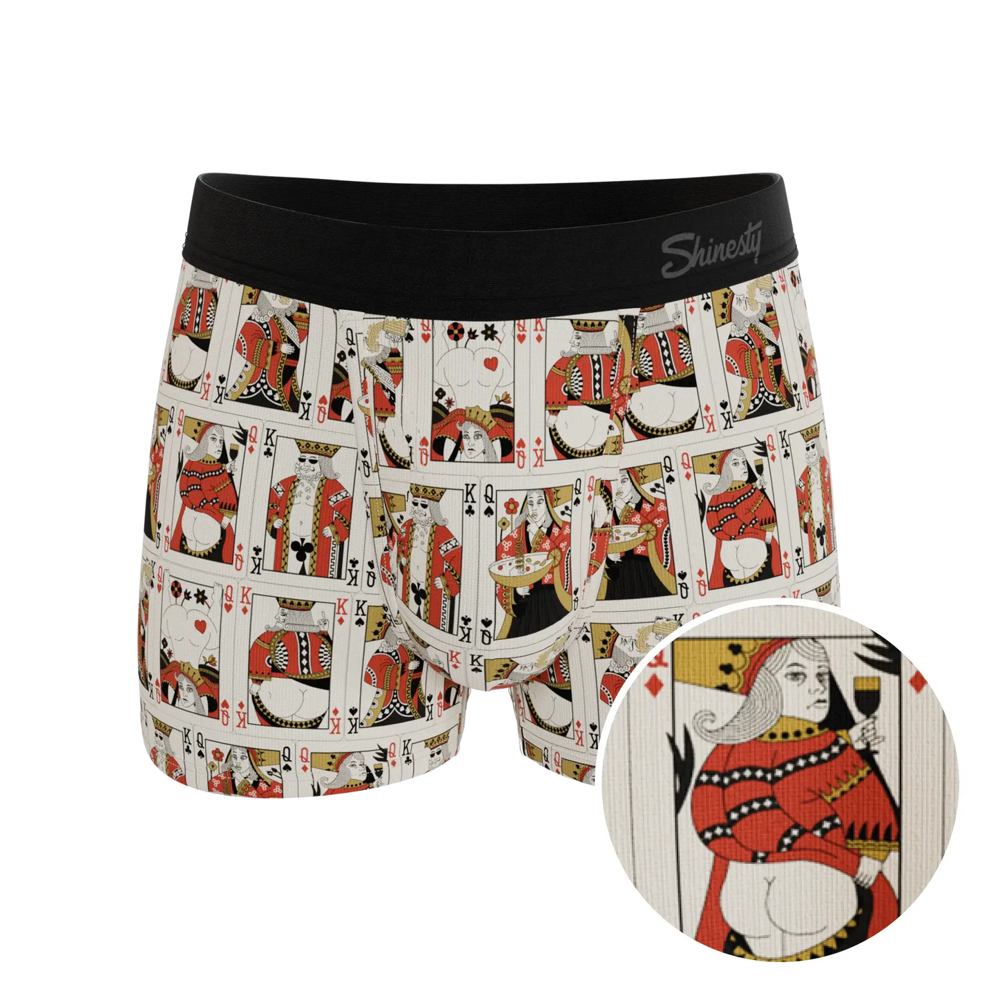 The Bottomless Blackjack | Vintage Playing Cards Ball Hammock® Pouch Trunks Underwear - Shinesty - Flyclothing LLC