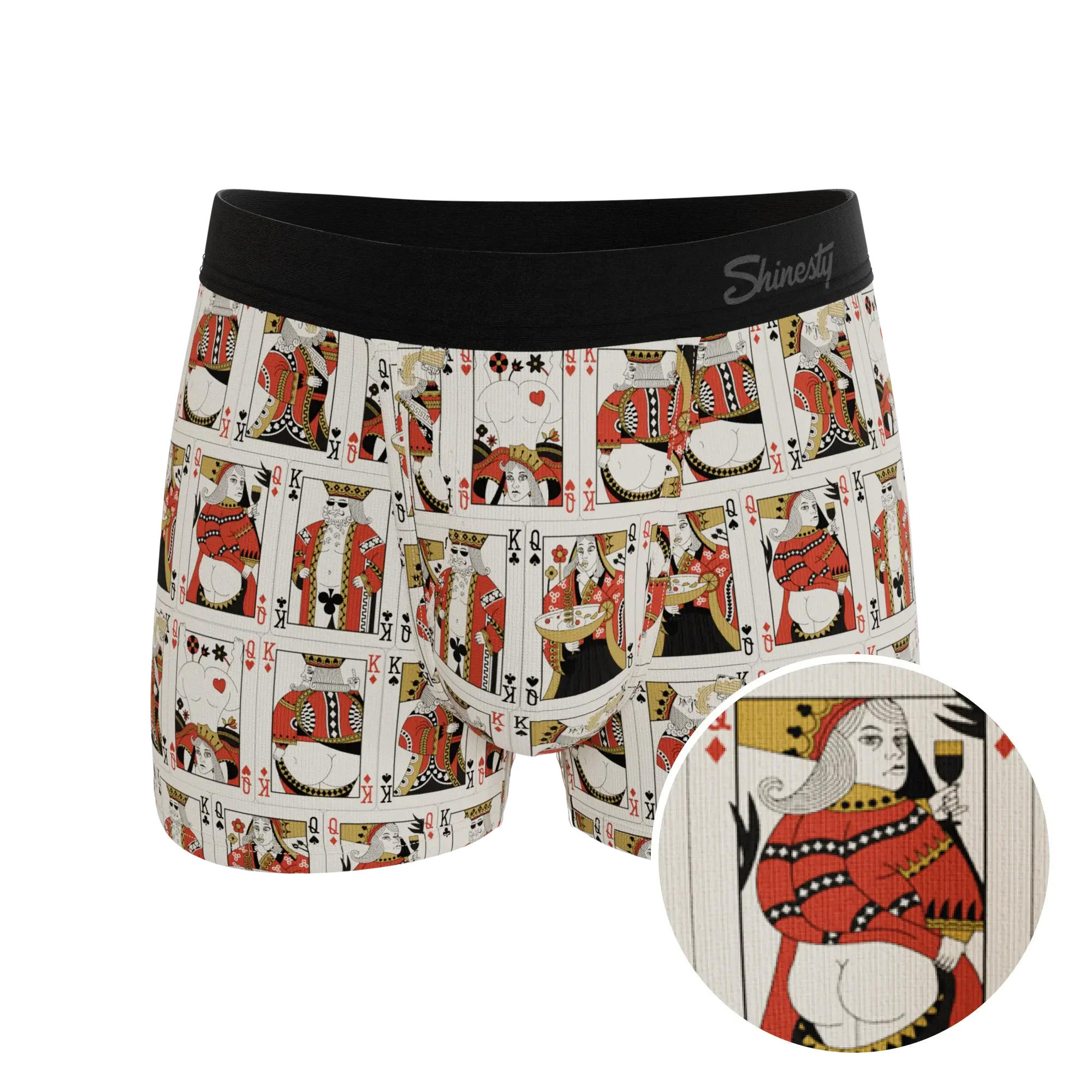 The Bottomless Blackjack | Vintage Playing Cards Ball Hammock® Pouch Trunks Underwear - Shinesty - Flyclothing LLC