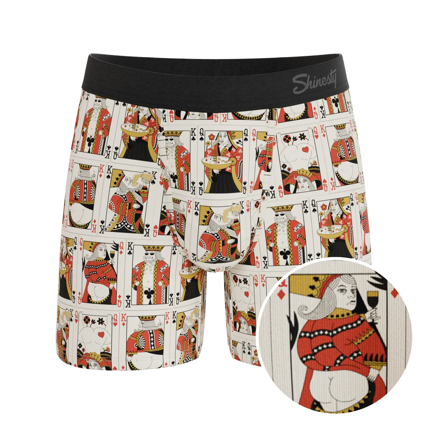 The Bottomless Blackjack | Vintage Playing Cards Ball Hammock® Pouch Underwear - Shinesty - Flyclothing LLC