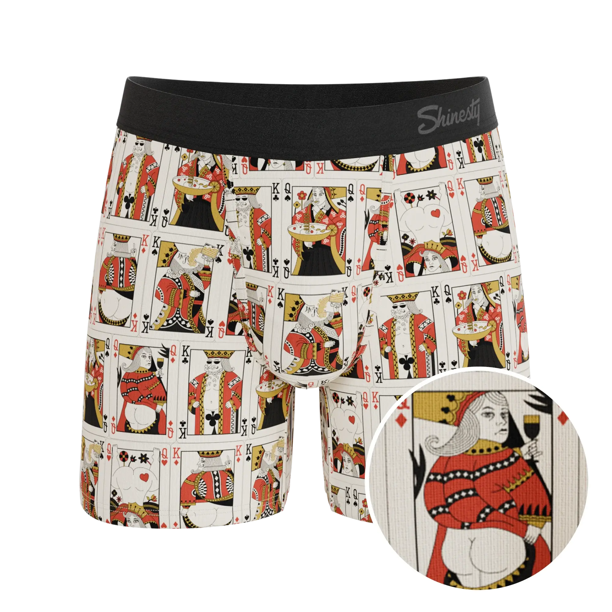 The Bottomless Blackjack | Vintage Playing Cards Ball Hammock® Pouch Underwear - Shinesty - Flyclothing LLC