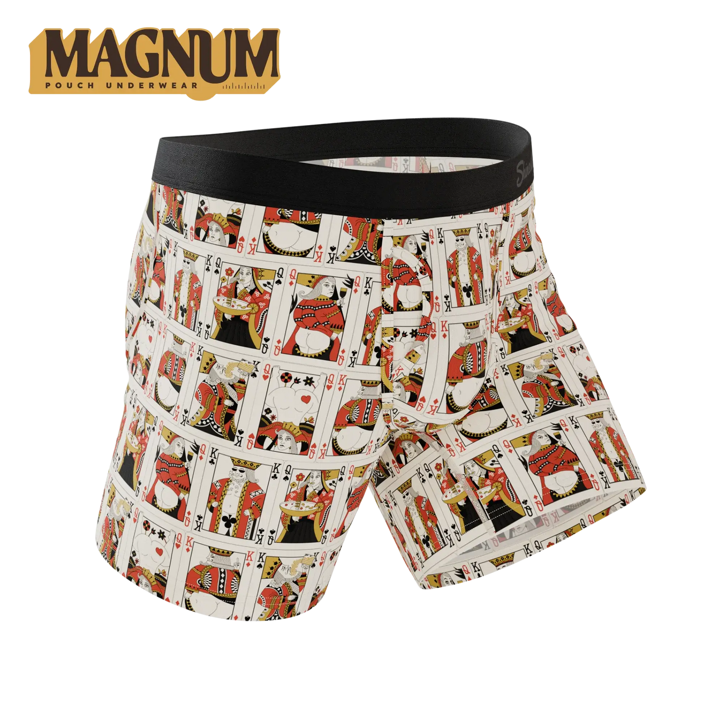 The Bottomless Blackjack | Vintage Playing Cards Ball Hammock® Magnum Big Pouch Underwear - Shinesty - Flyclothing LLC