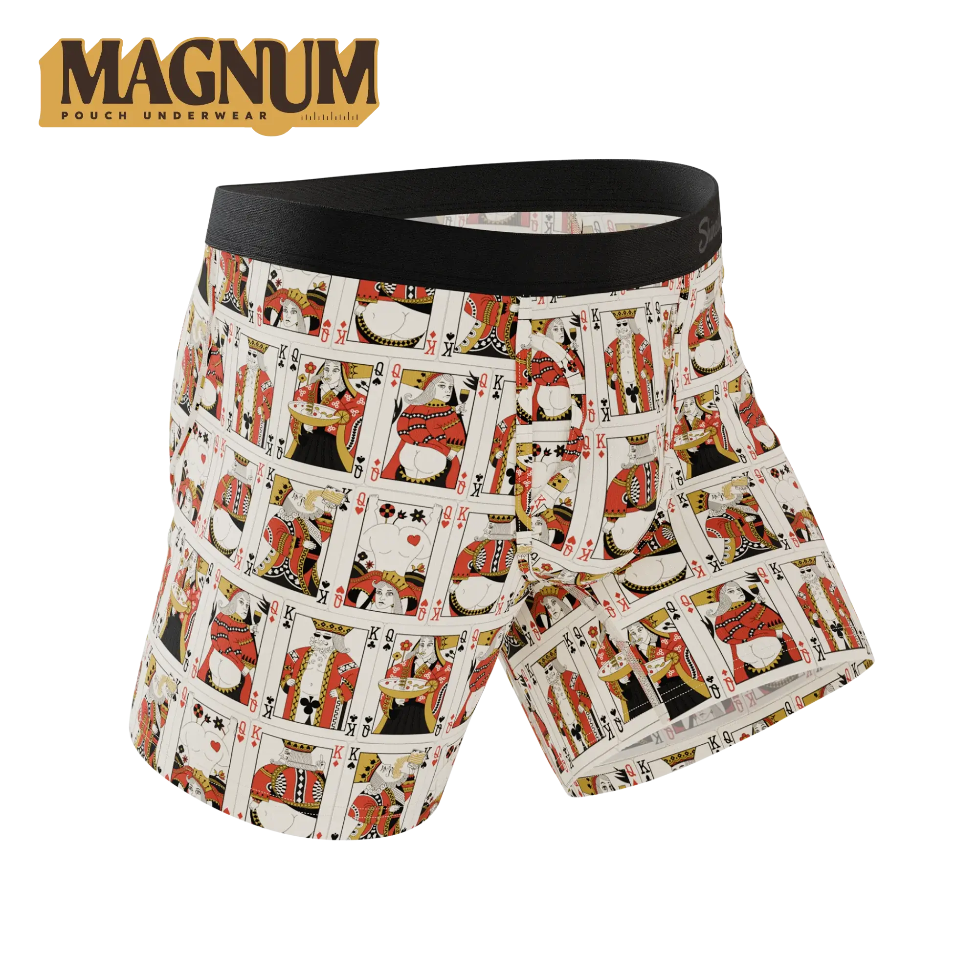 The Bottomless Blackjack | Vintage Playing Cards Ball Hammock® Magnum Big Pouch Underwear - Shinesty - Flyclothing LLC