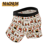 The Bottomless Blackjack | Vintage Playing Cards Ball Hammock® Magnum Big Pouch Underwear - Shinesty - Flyclothing LLC