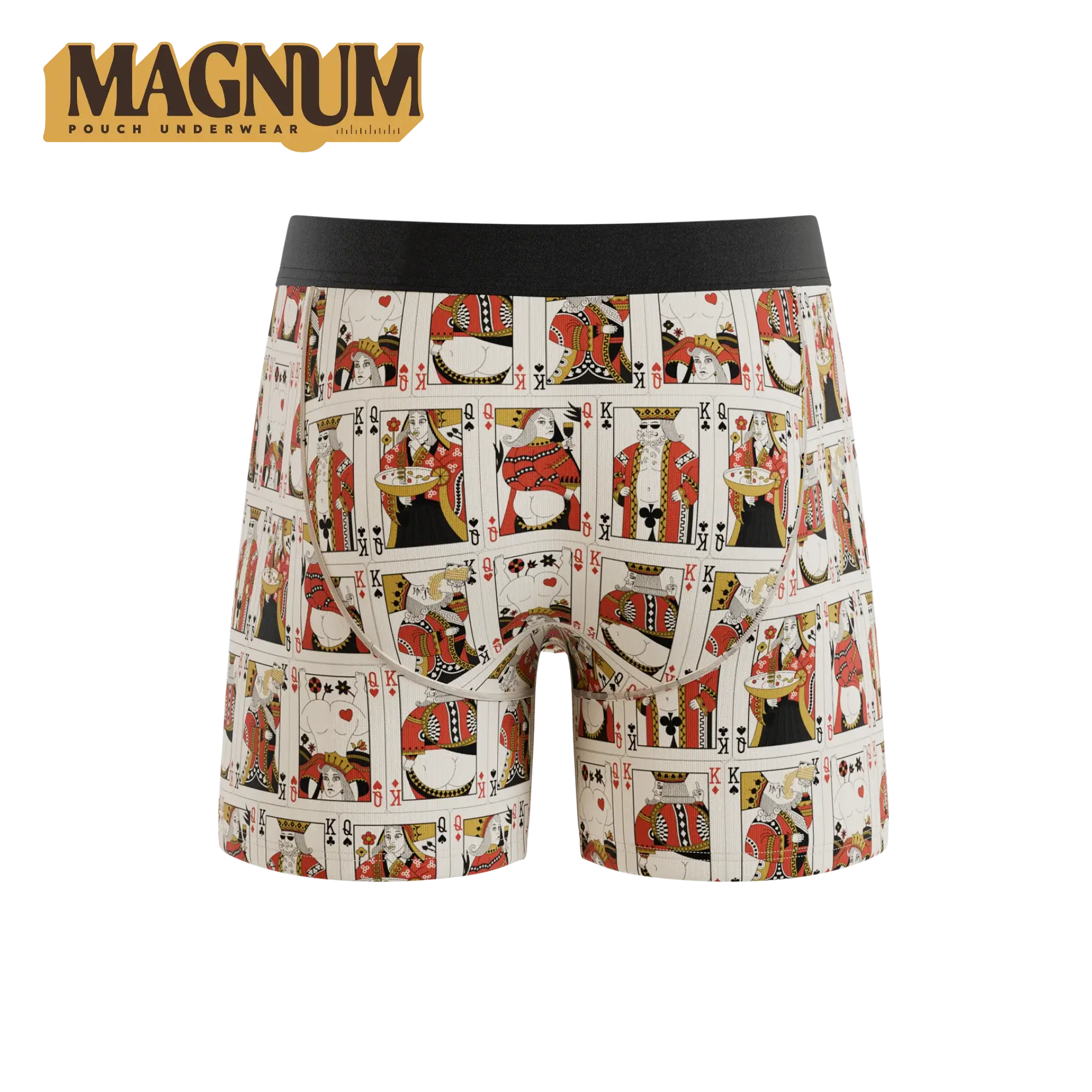 The Bottomless Blackjack | Vintage Playing Cards Ball Hammock® Magnum Big Pouch Underwear - Shinesty - Flyclothing LLC