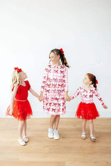 Bow La La L/S Flutter Sleeve Leotard - Mila & Rose ® - Flyclothing LLC