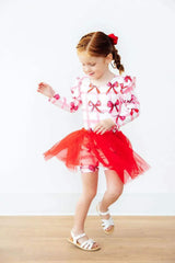 Bow La La L/S Flutter Sleeve Leotard - Mila & Rose ® - Flyclothing LLC
