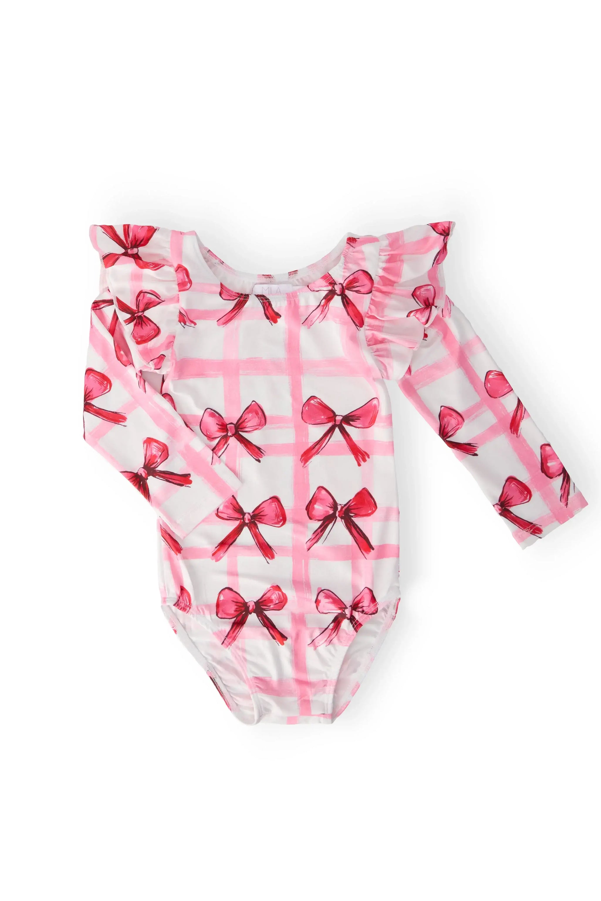 Bow La La L/S Flutter Sleeve Leotard - Mila & Rose ® - Flyclothing LLC