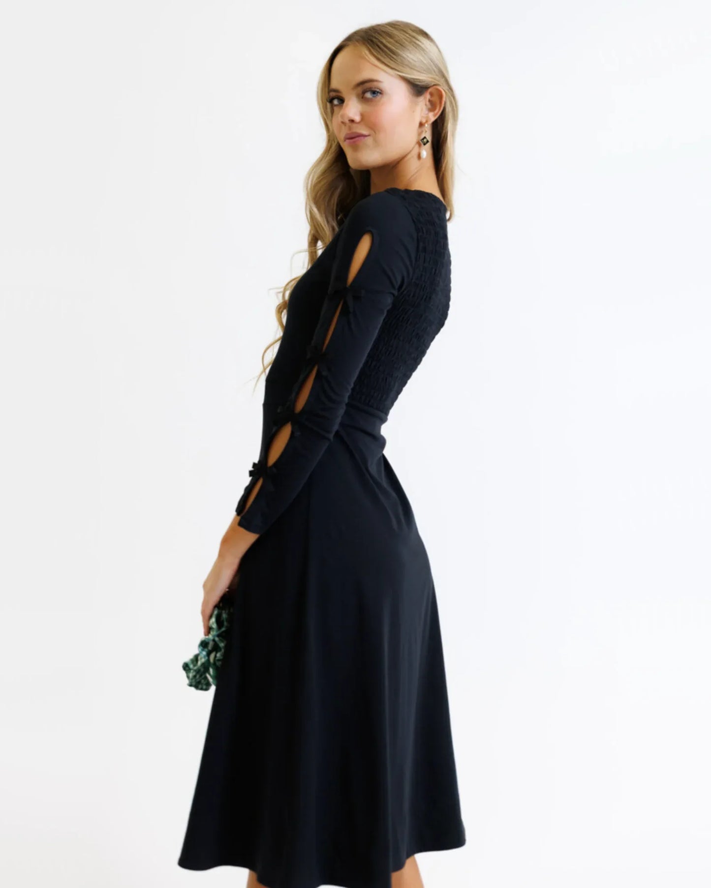 Bow Beautiful Dress - Downeast - Flyclothing LLC