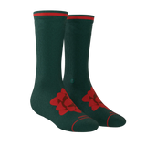 The Bow On Top | Ribbon Present Heel Hammock™ Crew Socks - Shinesty - Flyclothing LLC