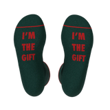 The Bow On Top | Ribbon Present Heel Hammock™ Crew Socks - Shinesty - Flyclothing LLC