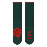 The Bow On Top | Ribbon Present Heel Hammock™ Crew Socks - Shinesty - Flyclothing LLC