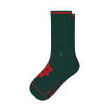 The Bow On Top | Ribbon Present Heel Hammock™ Crew Socks - Shinesty - Flyclothing LLC