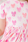 Bow Beauty S/S Pocket Twirl Dress - Mila & Rose ®