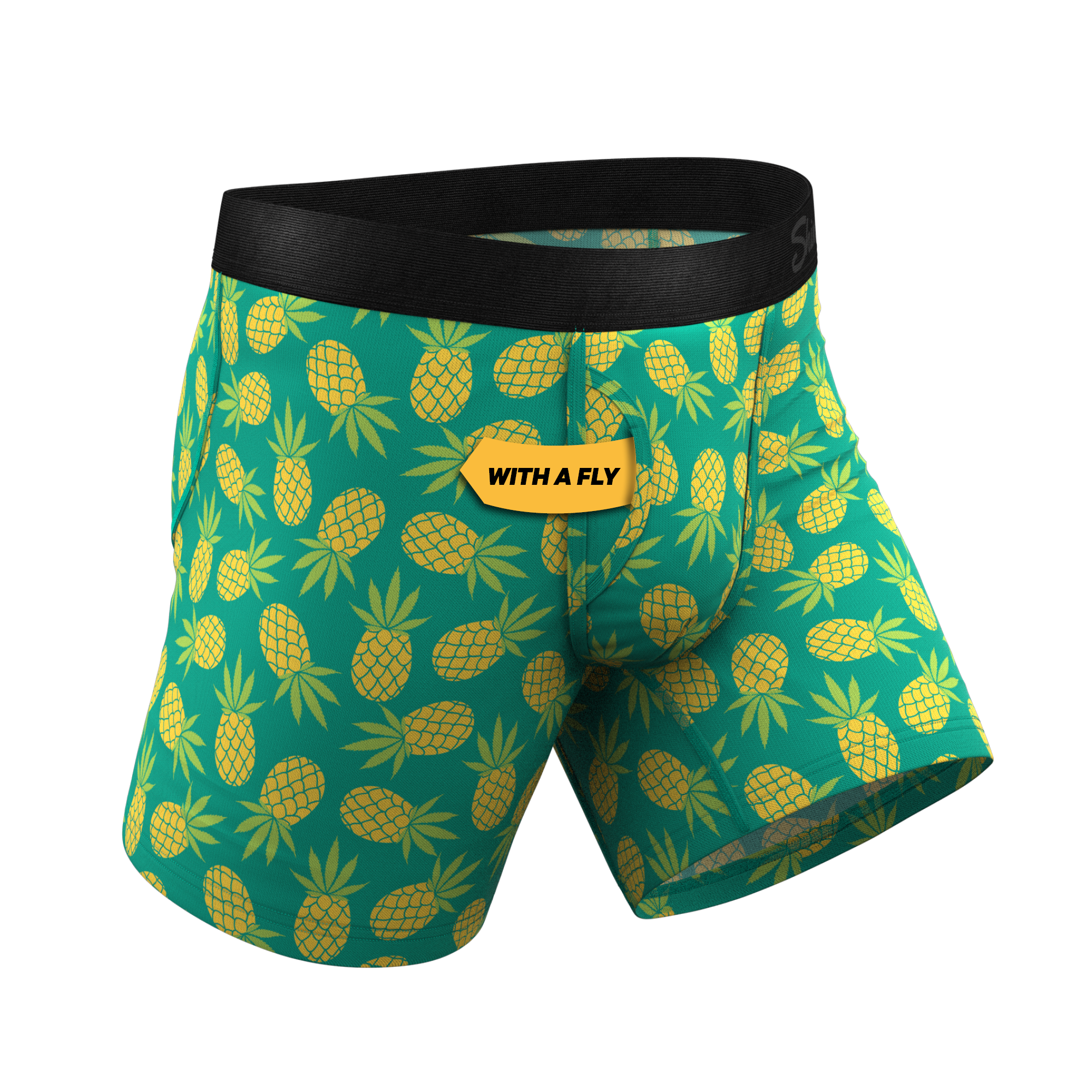 The Pineapple Express | Pineapple Ball Hammock® Pouch Underwear With Fly