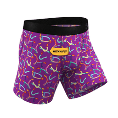 The Wax Play | Birthday Candles Ball Hammock® Pouch Underwear With Fly - Shinesty