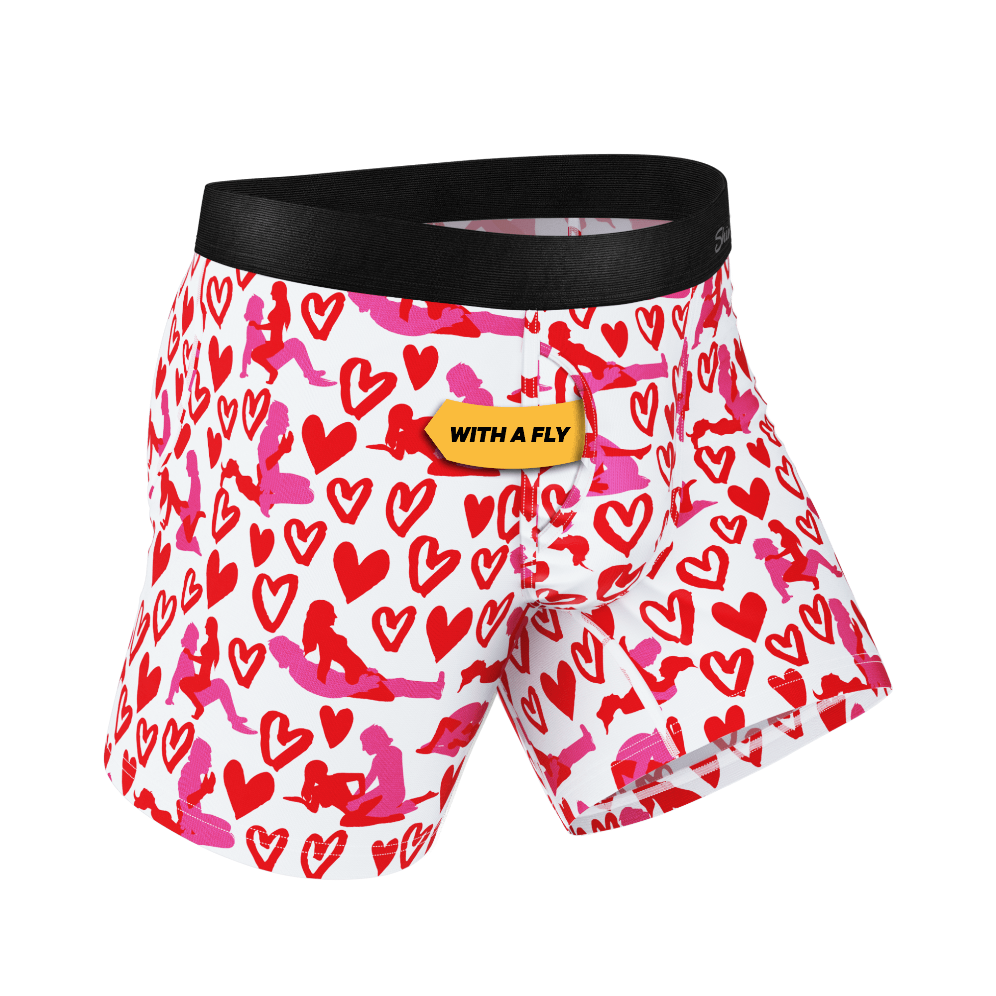 The Hot-Blooded Handbook | Valentines Ball Hammock® Pouch Underwear With Fly - Shinesty