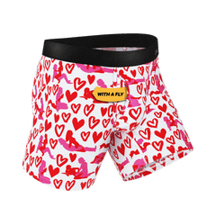 The Hot-Blooded Handbook | Valentines Ball Hammock® Pouch Underwear With Fly - Shinesty