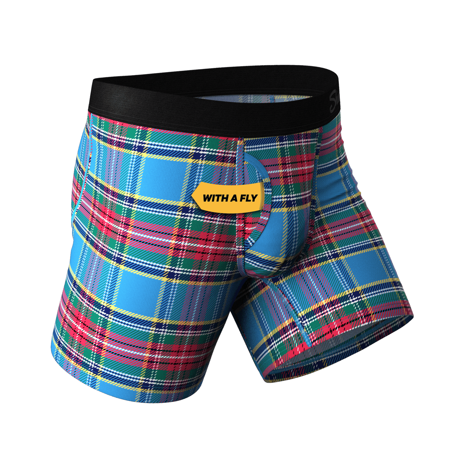 The Crisscross Applesauce | Plaid Ball Hammock® Pouch Underwear With Fly