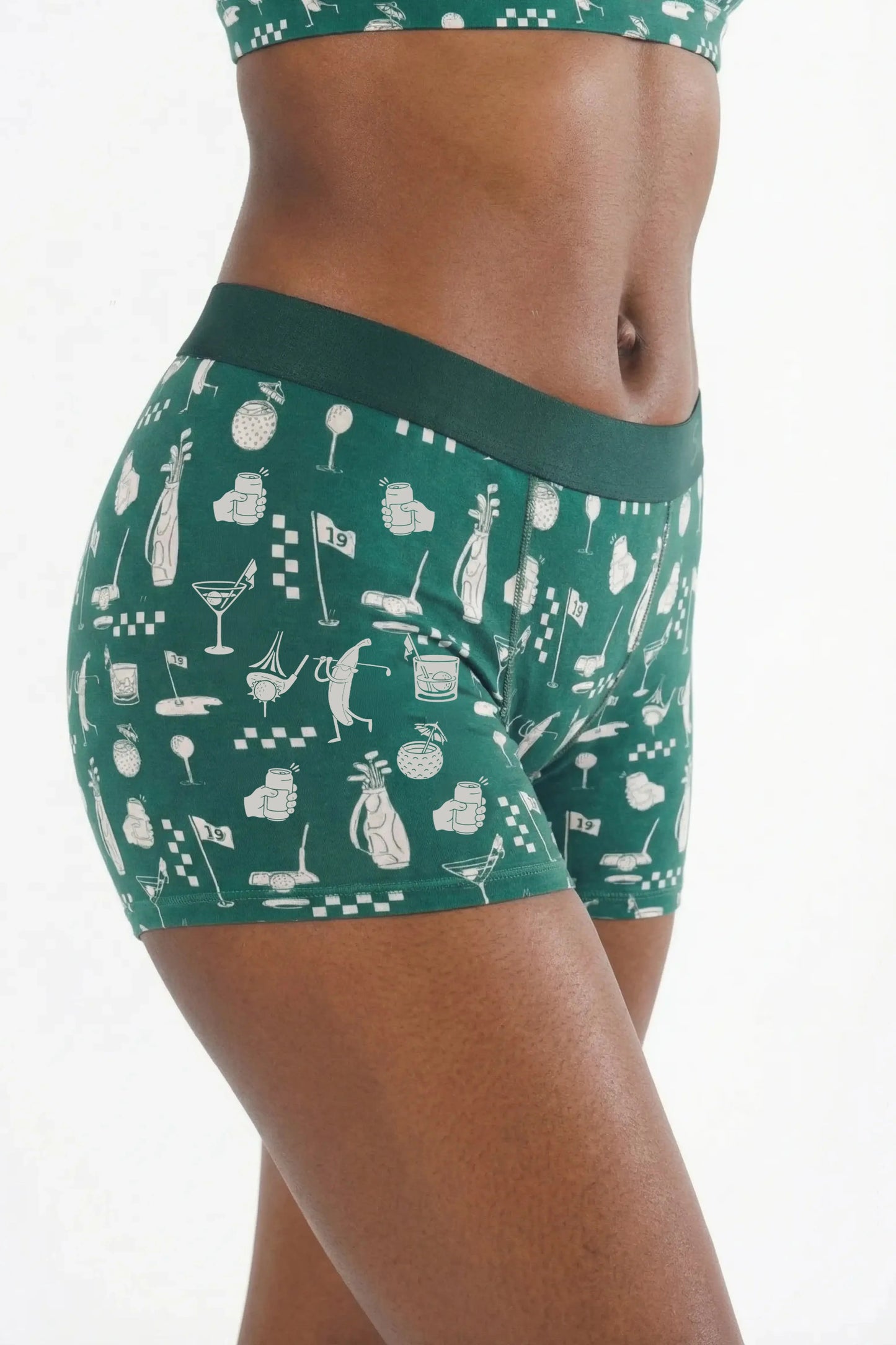 The Mulligan | Green Golf Women’s Boxers - Shinesty - Flyclothing LLC