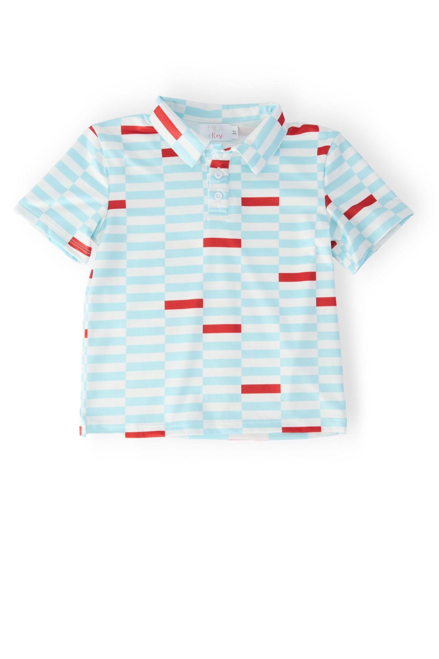 Boys Block Party S/S Polo - Mila & Rose ® - Flyclothing LLC