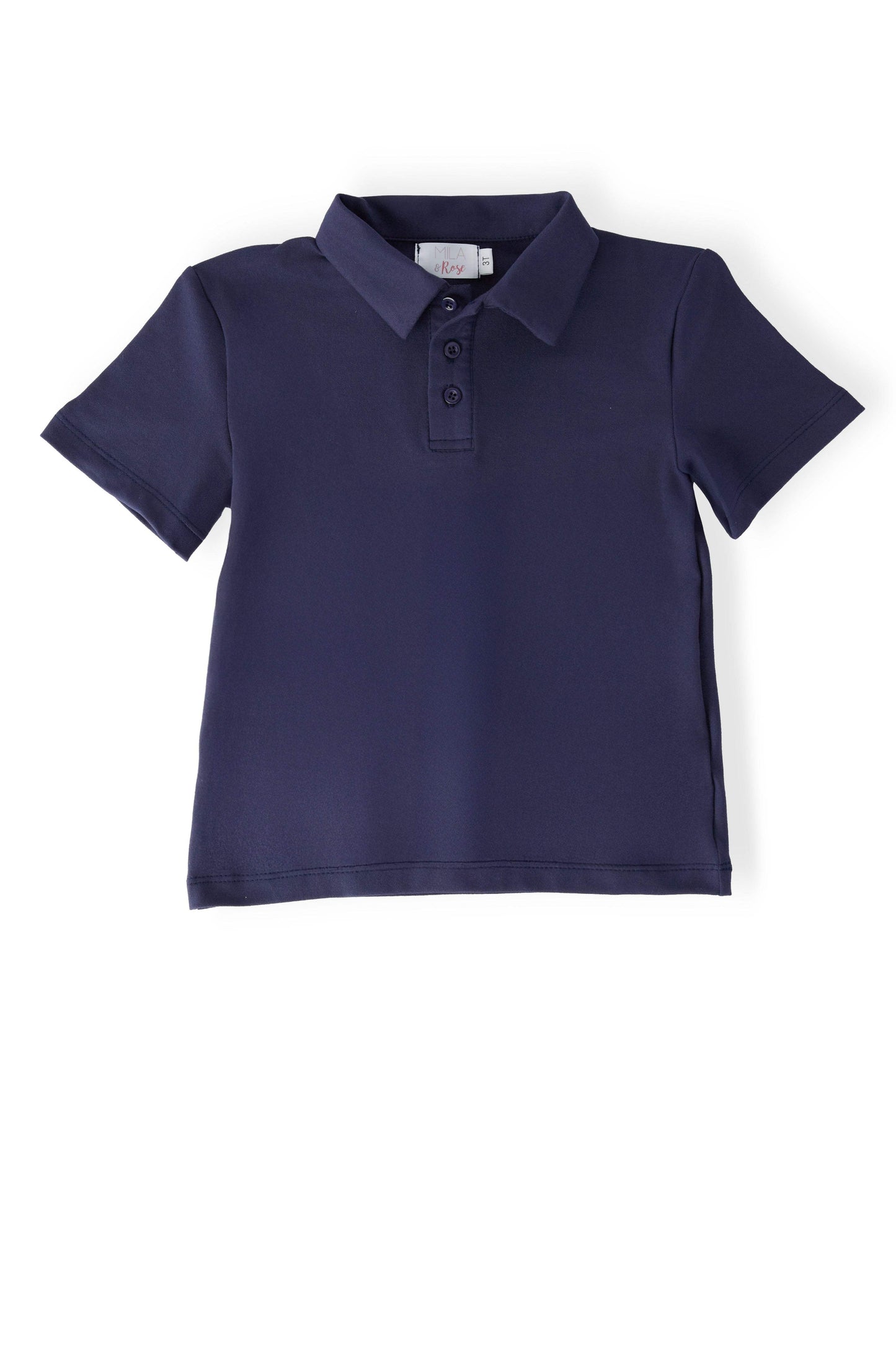 Boys Navy S/S Polo - Mila & Rose ® - Flyclothing LLC
