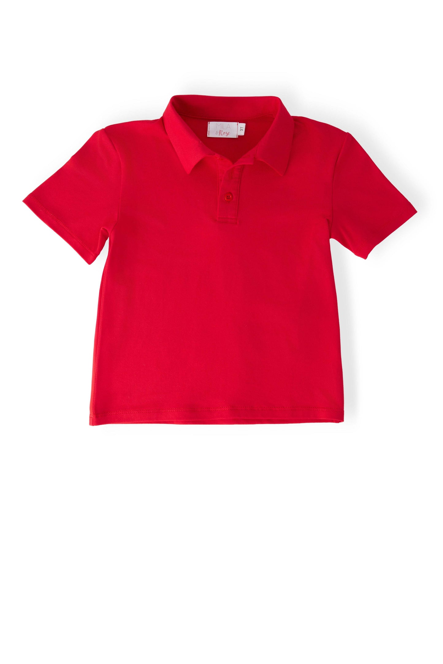 Boys Red S/S Polo - Mila & Rose ® - Flyclothing LLC
