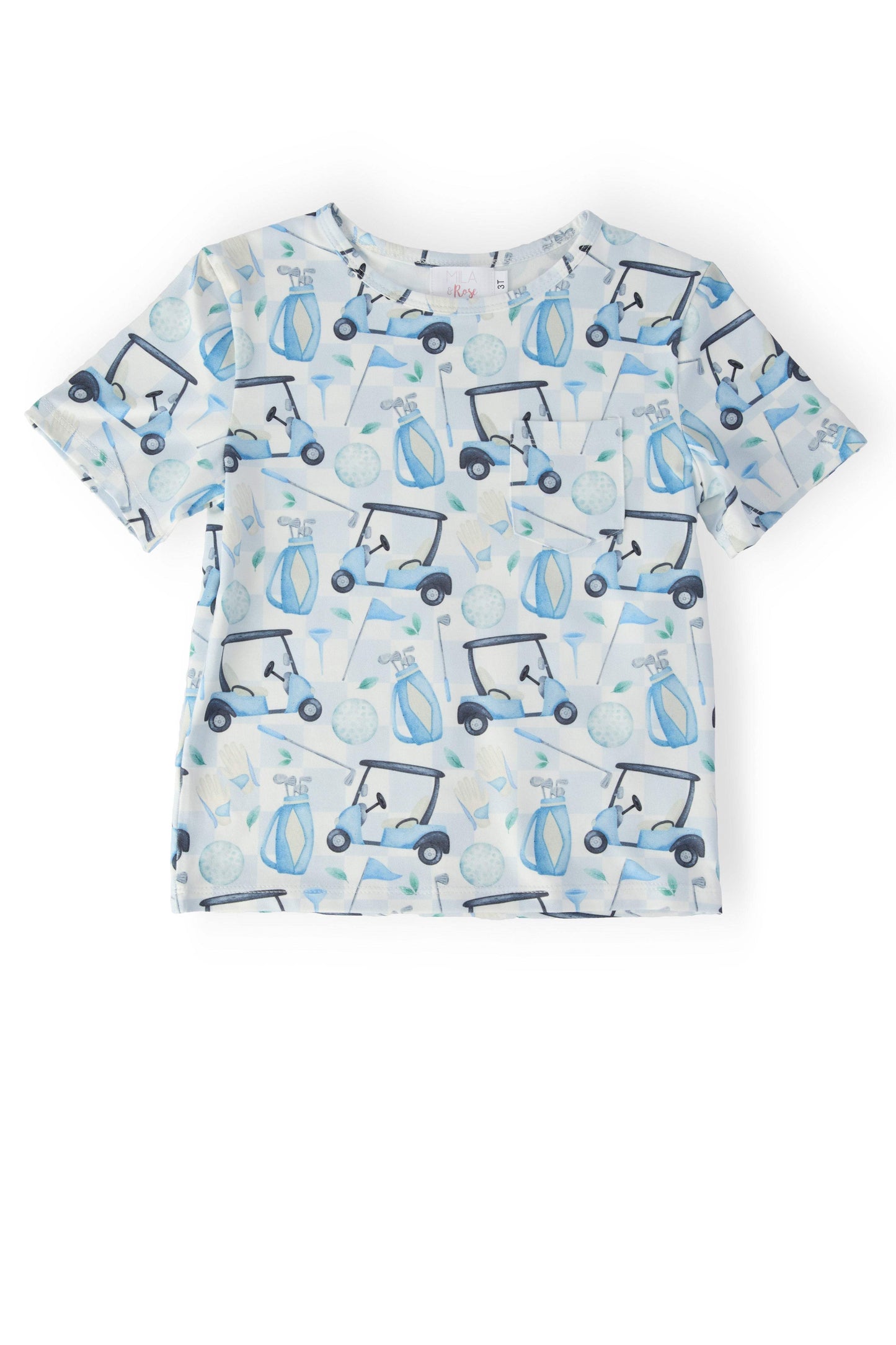Boys Tee Time S/S Pocket Tee - Mila & Rose ® - Flyclothing LLC