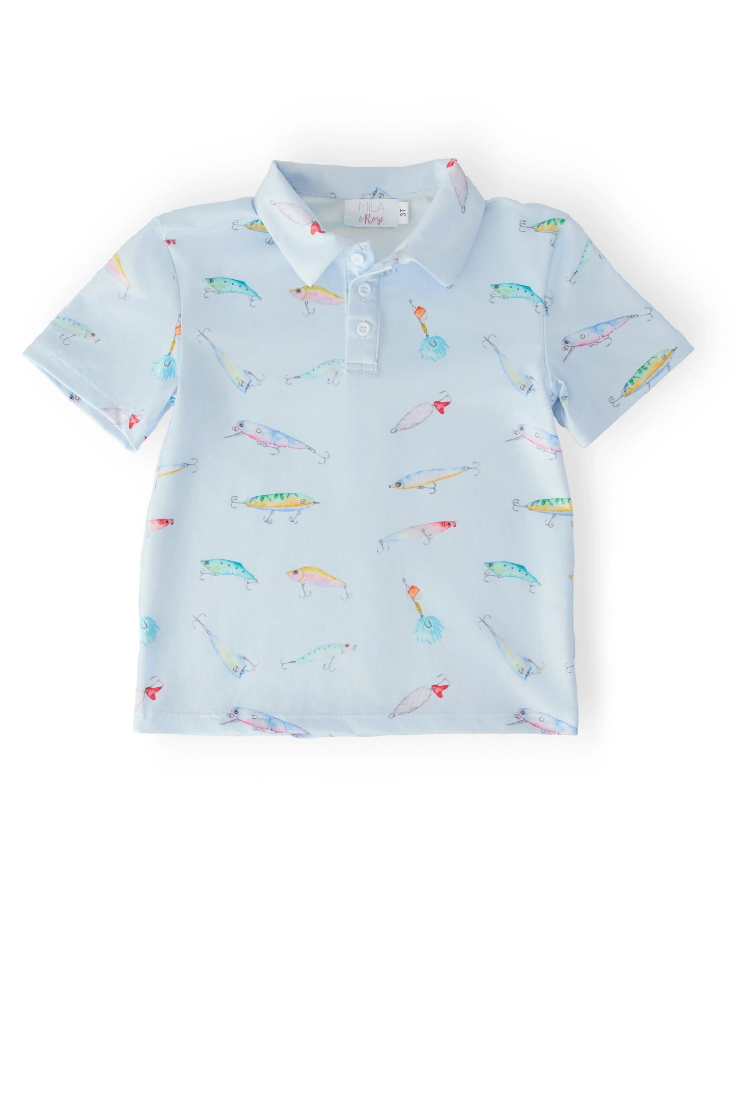 Boys Fish Hook S/S Polo - Mila & Rose ® - Flyclothing LLC