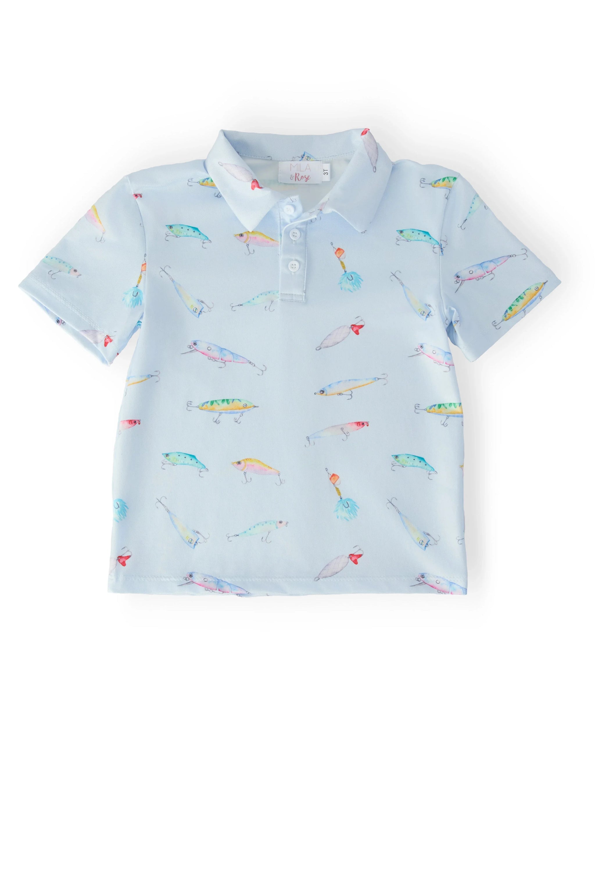Boys Fish Hook S/S Polo - Mila & Rose ® - Flyclothing LLC