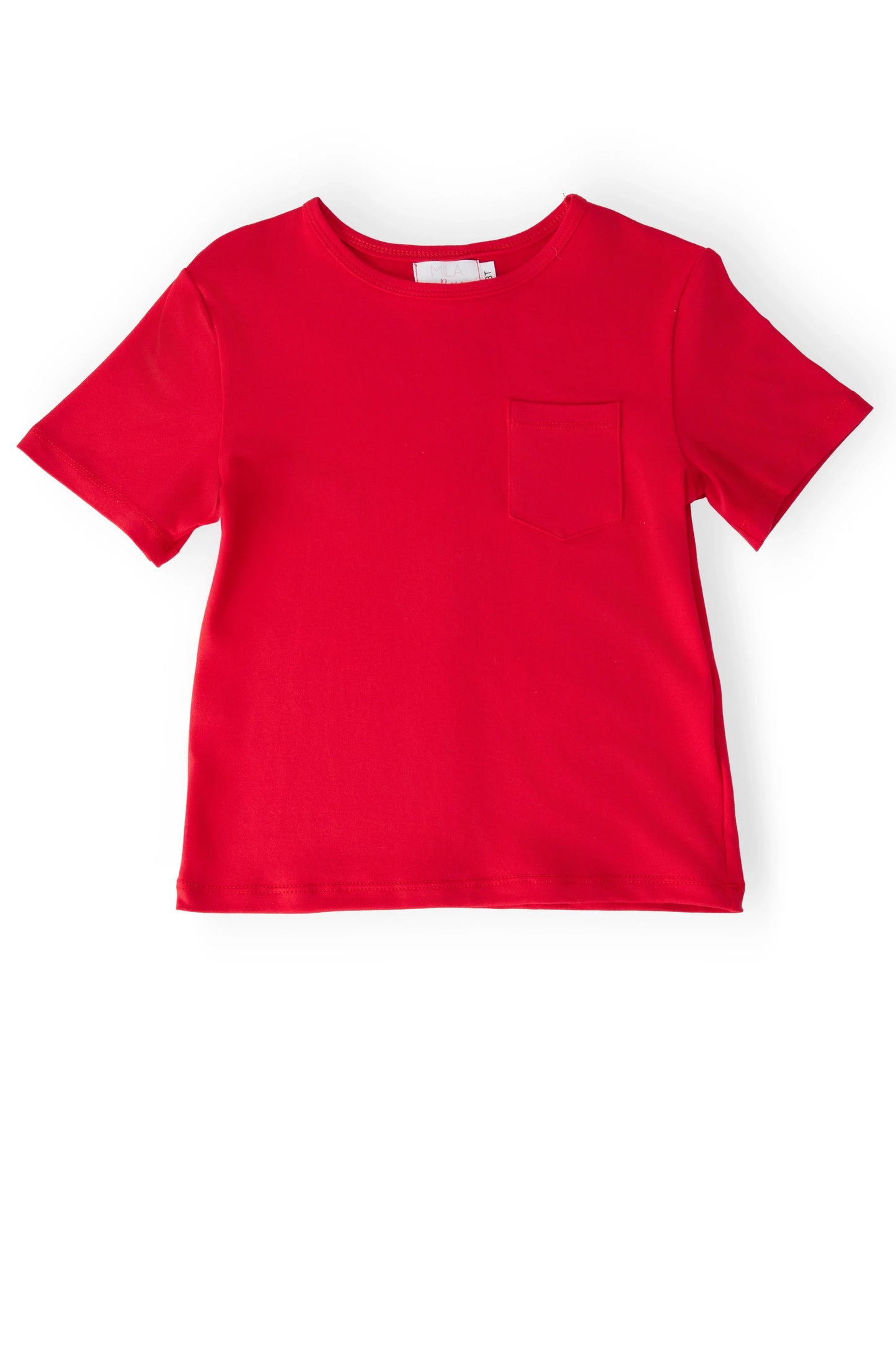 Boys Red S/S Pocket Tee - Mila & Rose ® - Flyclothing LLC