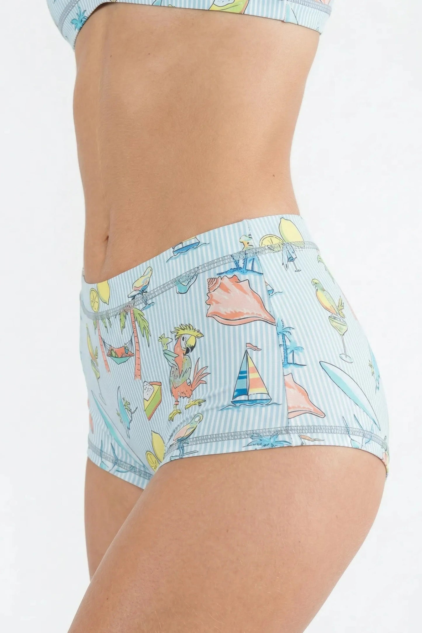The Boat Drinks | Shinesty x Margaritaville® Modal Boyshort Underwear - Shinesty - Flyclothing LLC