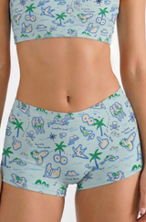 The Pirate's Booty | Naughty Map Modal Boyshort Underwear - Shinesty - Flyclothing LLC