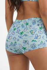 The Pirate's Booty | Naughty Map Modal Boyshort Underwear - Shinesty - Flyclothing LLC