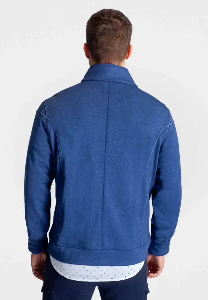 Breckenridge Full-Zip Sweatshirt - Tokyo Blue - Buki - Flyclothing LLC