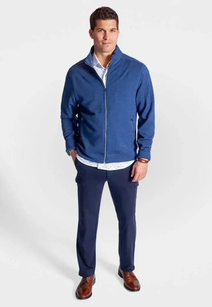 Breckenridge Full-Zip Sweatshirt - Tokyo Blue - Buki - Flyclothing LLC