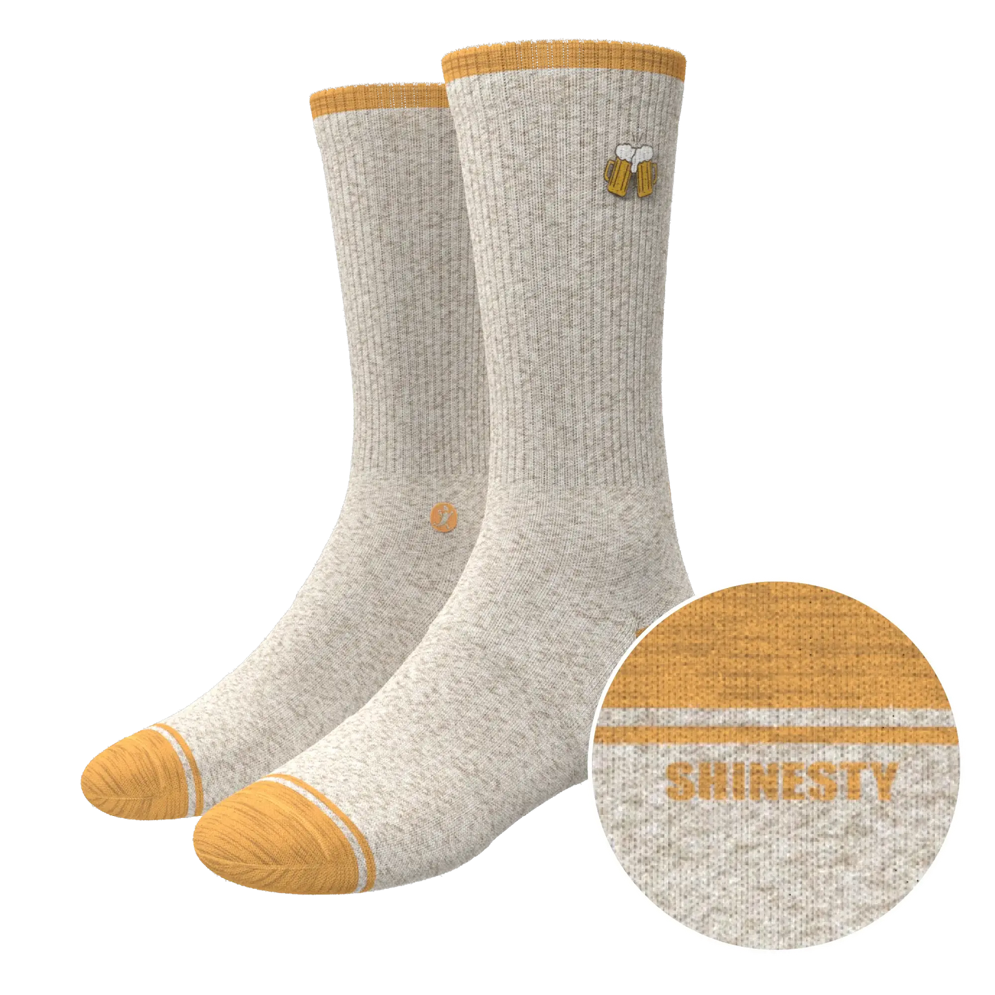 The Brewski | Beer Heel Hammock™ Crew Socks - Shinesty - Flyclothing LLC