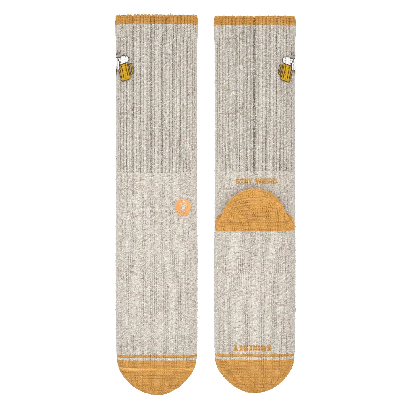 The Brewski | Beer Heel Hammock™ Crew Socks - Shinesty - Flyclothing LLC