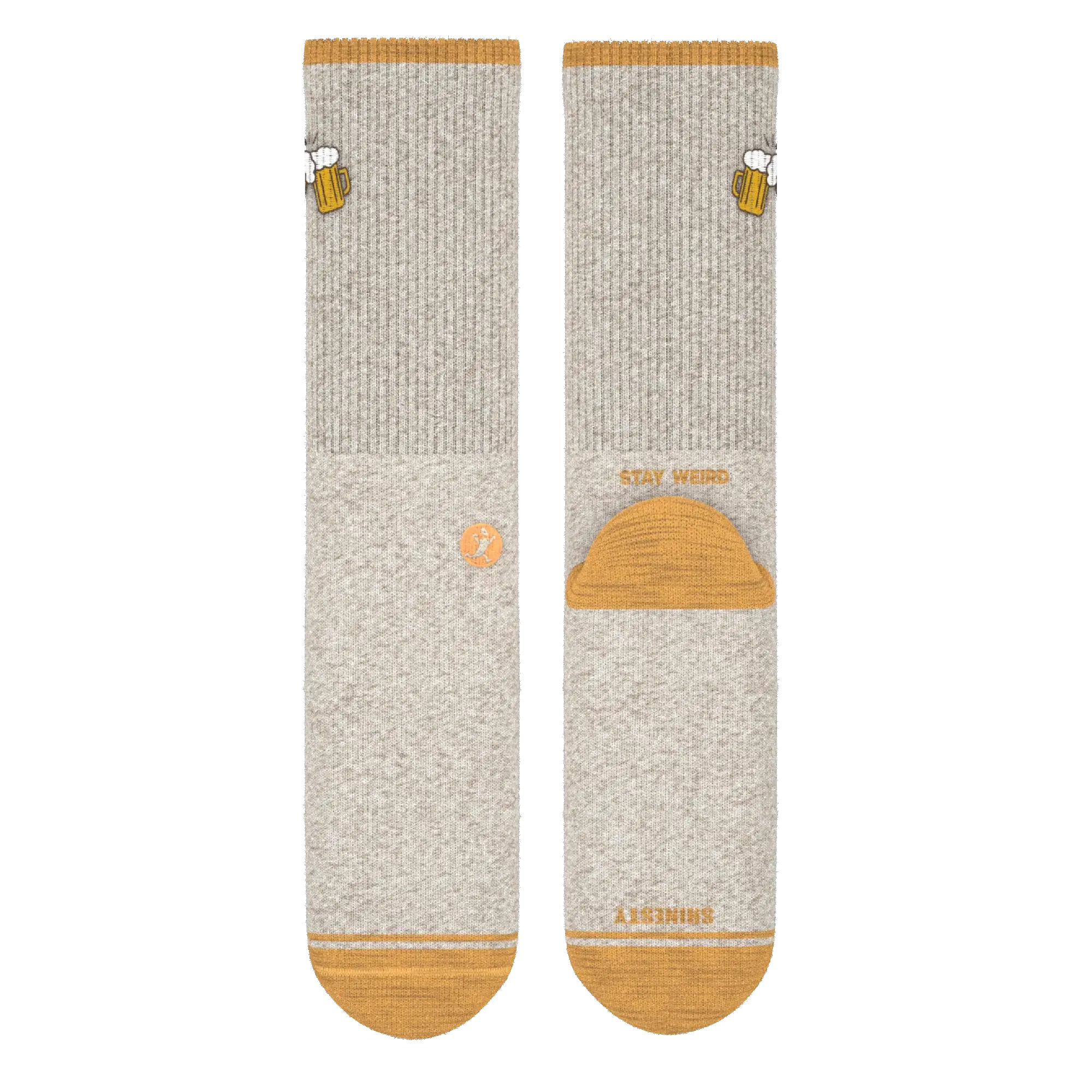 The Brewski | Beer Heel Hammock™ Crew Socks - Shinesty - Flyclothing LLC