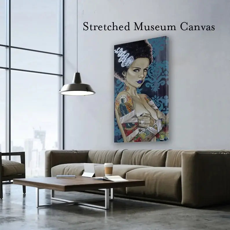 Black Market Art Company Bride Ink & Bride of Frankenstein Print - Black Market Art Company - Flyclothing LLC