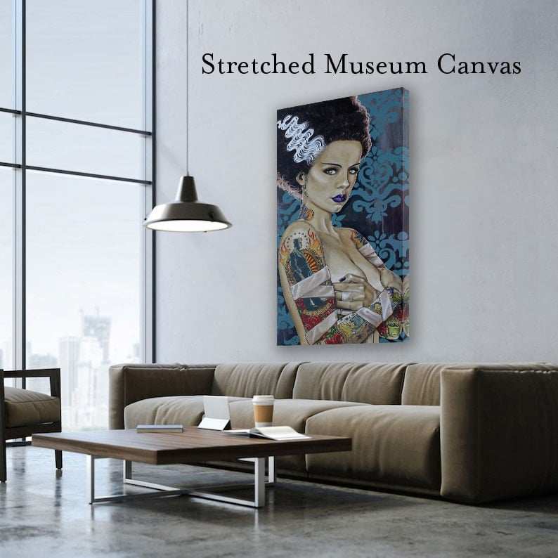 Black Market Art Company Bride Ink & Bride of Frankenstein Print - Black Market Art Company - Flyclothing LLC