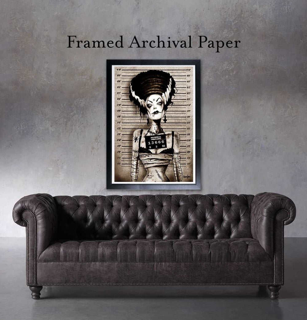 Black Market Art Company Bride Mugshot Print - Black Market Art Company - Flyclothing LLC