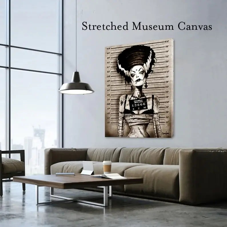 Black Market Art Company Bride Mugshot Print - Black Market Art Company - Flyclothing LLC