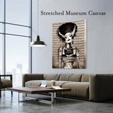 Black Market Art Company Bride Mugshot Print