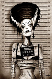 Black Market Art Company Bride Mugshot Print