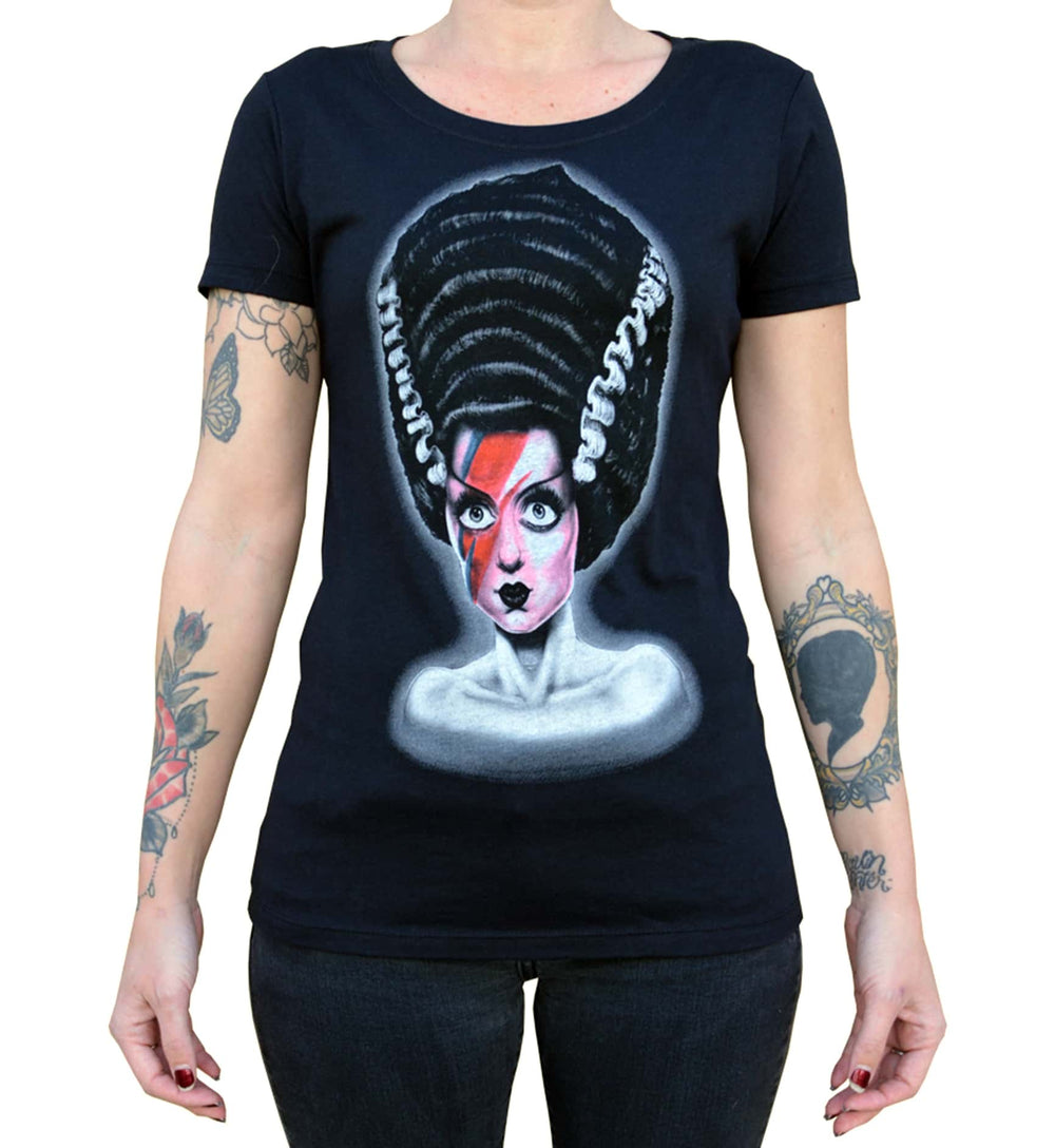 Black Market Art Company Bride of the Dust Women's Loose Neck T-Shirt