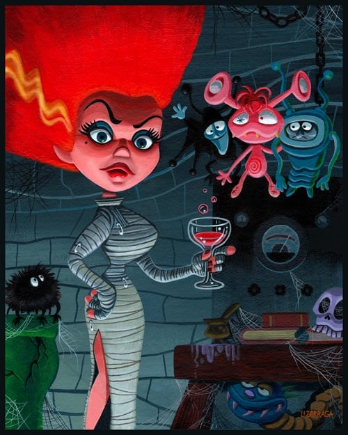 Black Market Art Company Bride of Flankinstein Print