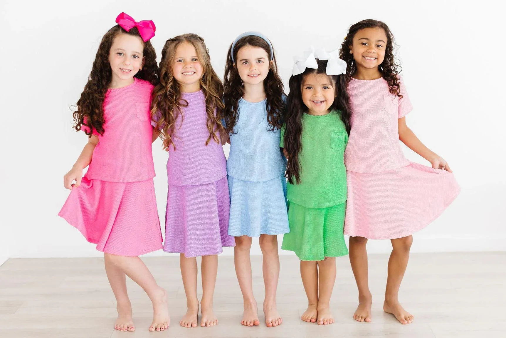 Bright Lilac Scrunchy Twirl Skort - Mila & Rose ® - Flyclothing LLC