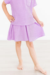 Bright Lilac Scrunchy Twirl Skort - Mila & Rose ® - Flyclothing LLC