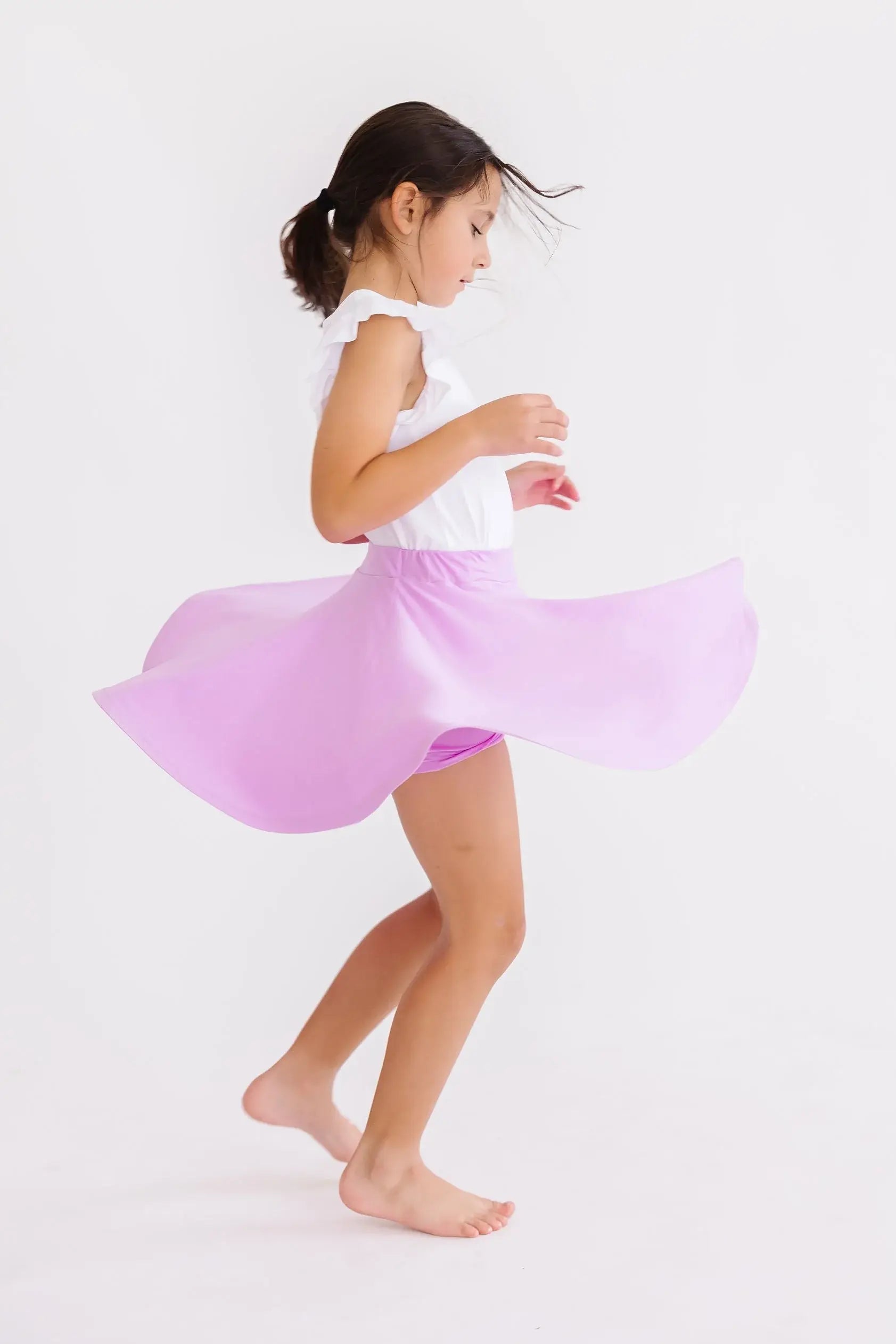 Bright Lilac Twirl Skort - Mila & Rose ® - Flyclothing LLC