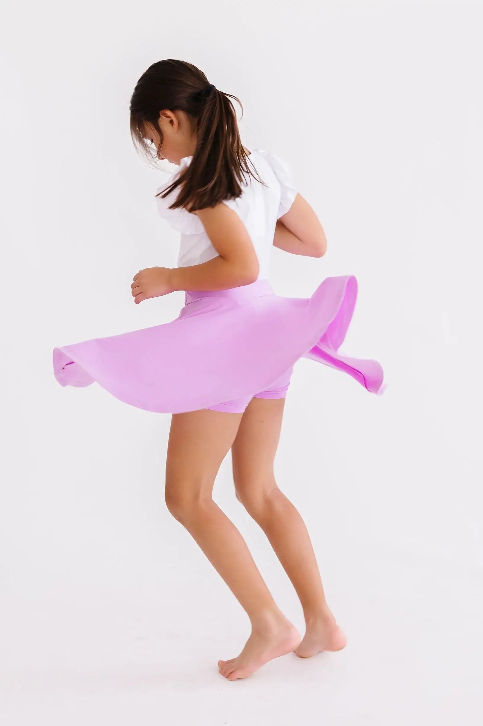 Bright Lilac Twirl Skort - Mila & Rose ® - Flyclothing LLC